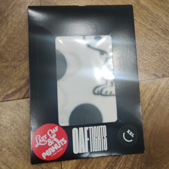 Lazy Oaf Peanuts collection Snoopy tights size XXL new - Picture 1 of 6